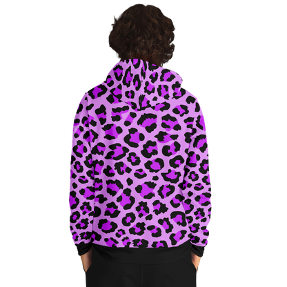 Leopard Hoodie | Purple, Blue and Black