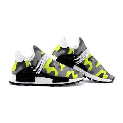 Lightweight Camo Sneakers | Yellow, Black, and Gray