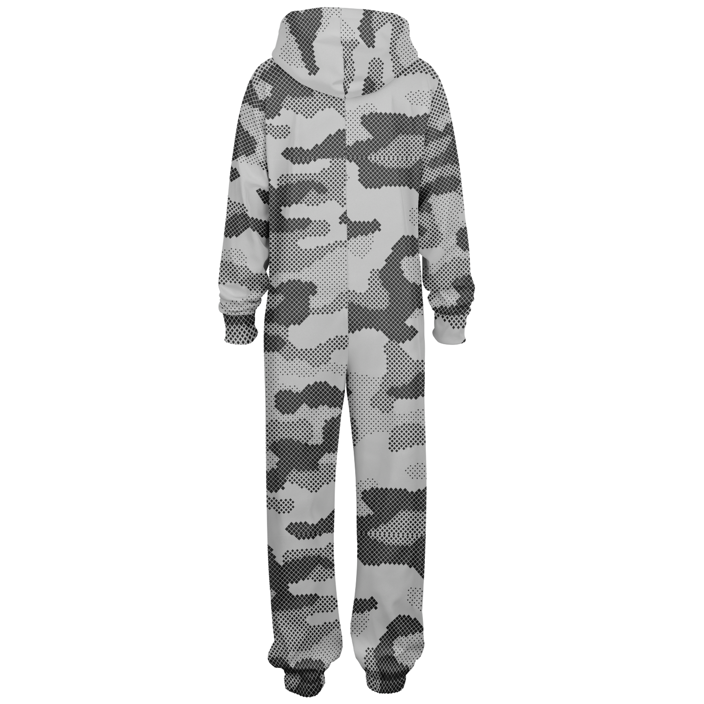 Camo Onesie | Digital Gray Camouflage