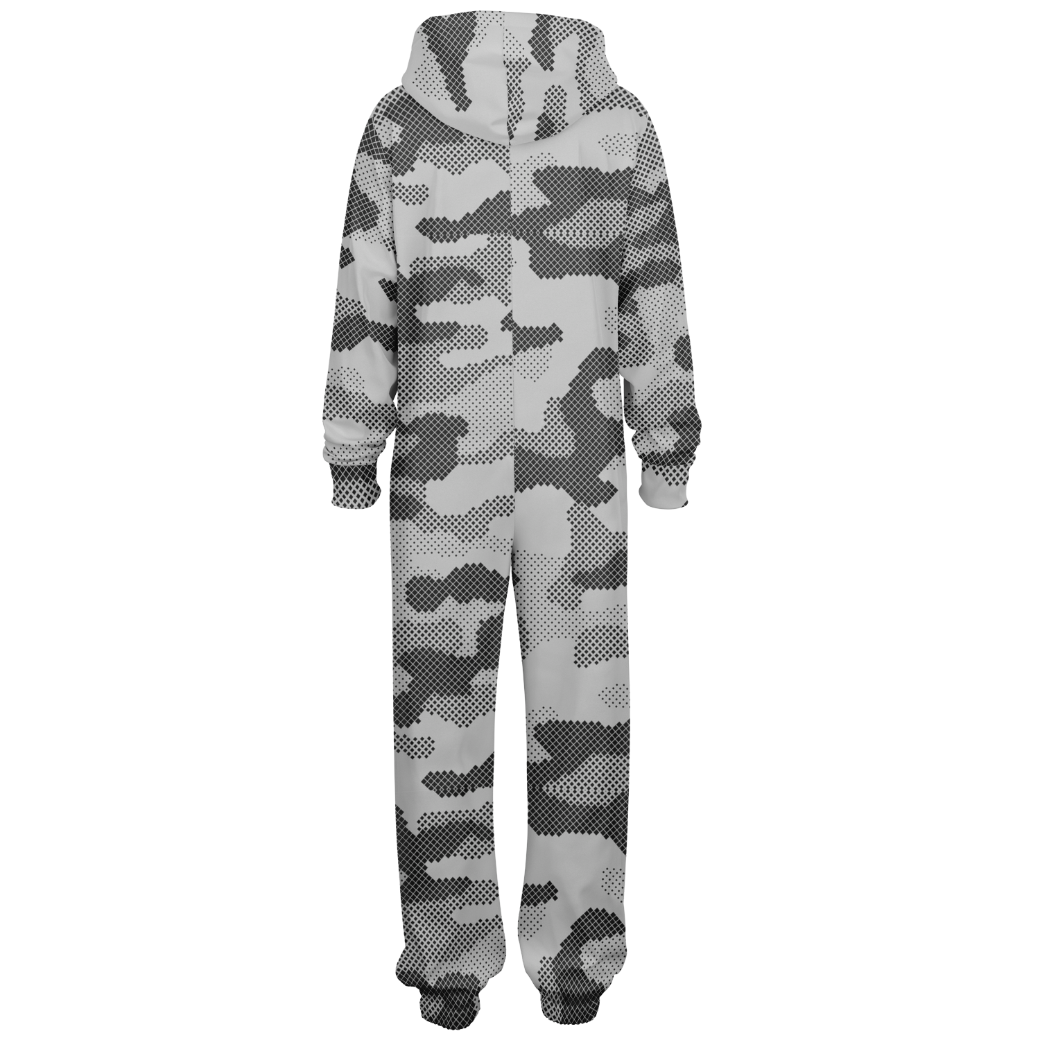 Camo Onesie | Digital Gray Camouflage