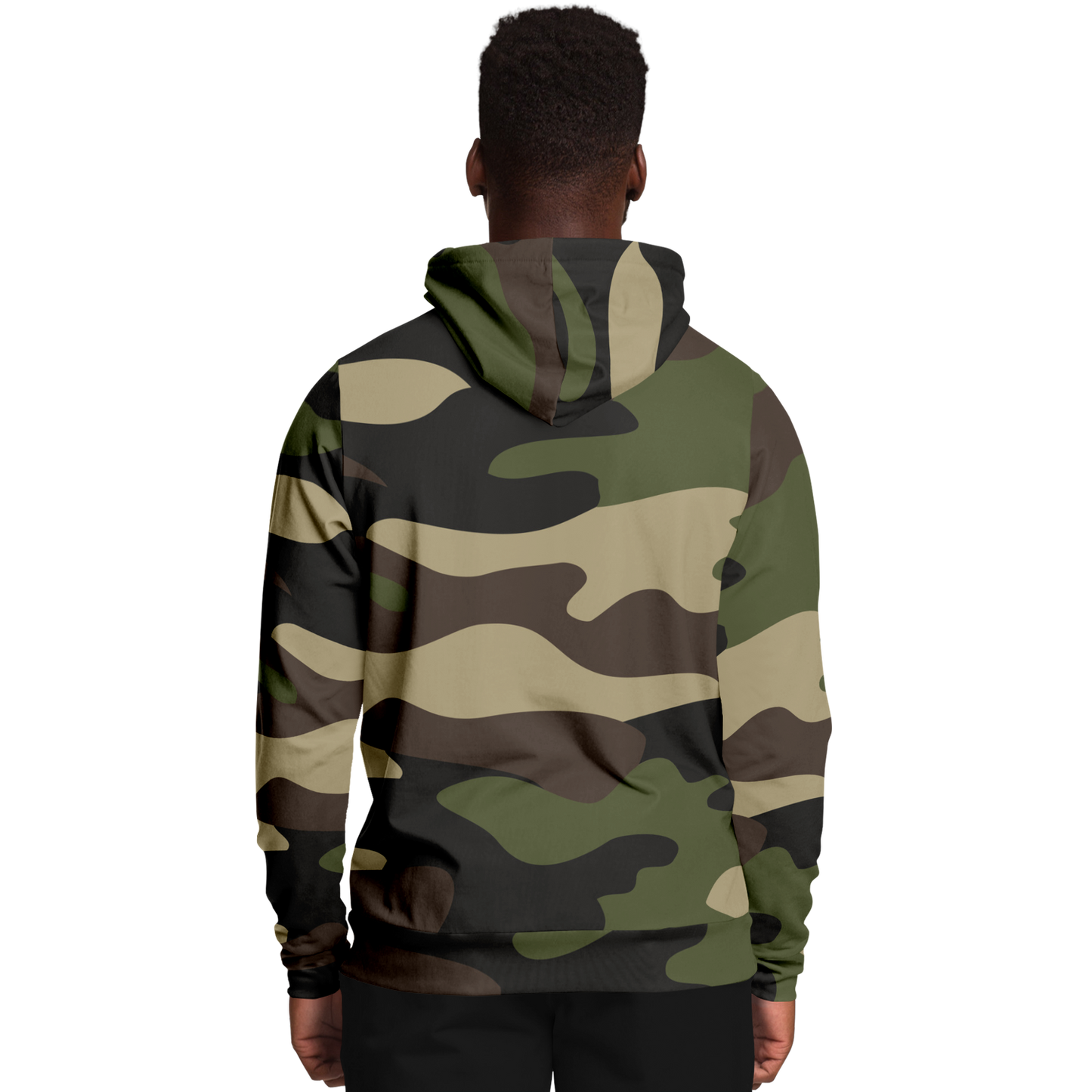 Camo Hoodie | Classic Green Camouflage Pullover