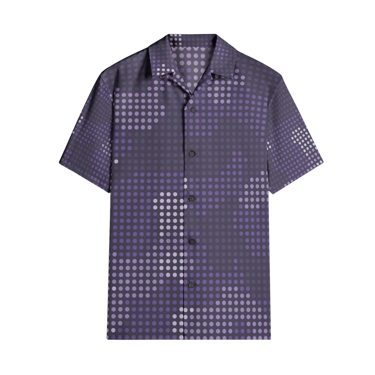 Cotton Camo Shirt For Men | Blue LED Short-Sleeve