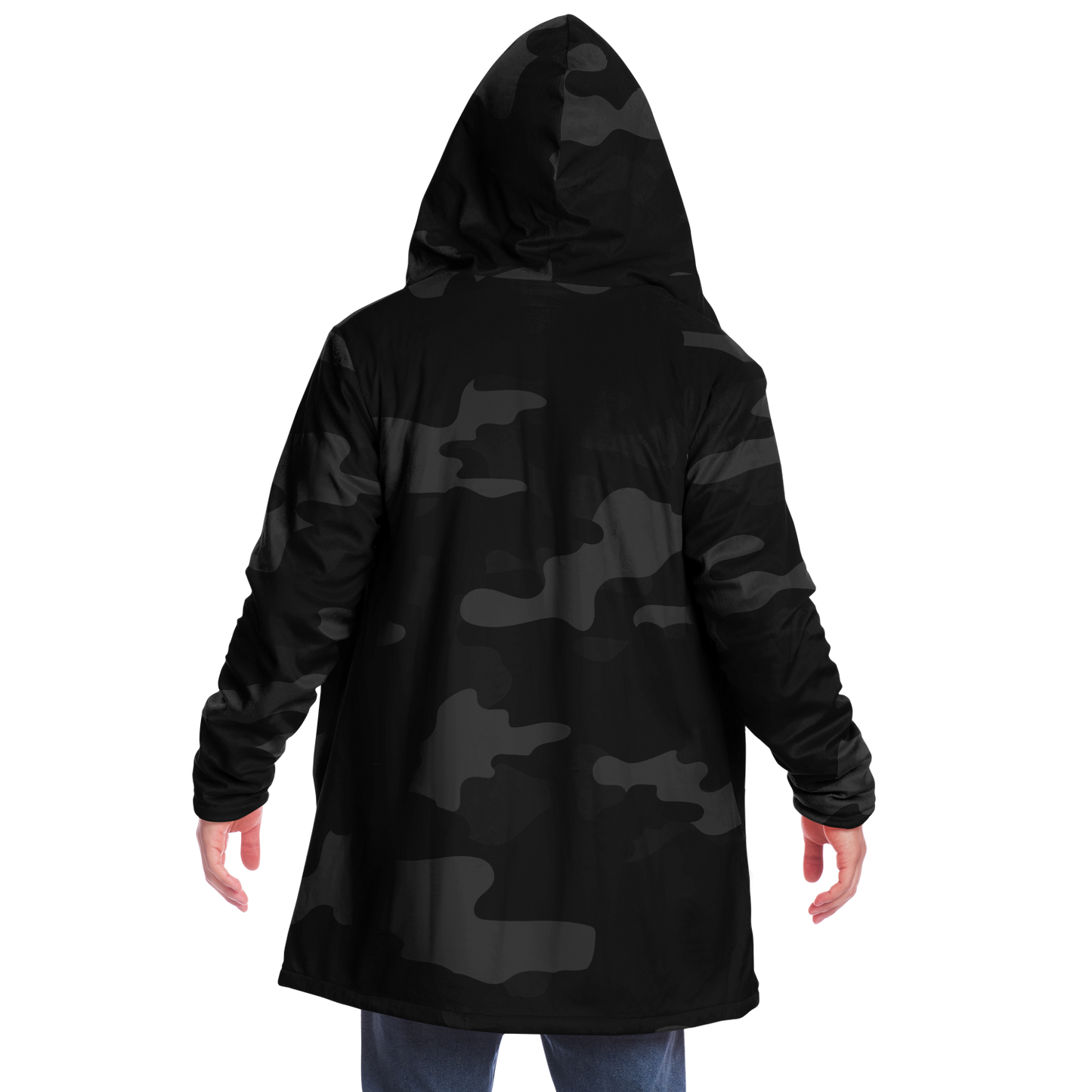 Camo Cloak | Black Camouflage | Microfleece