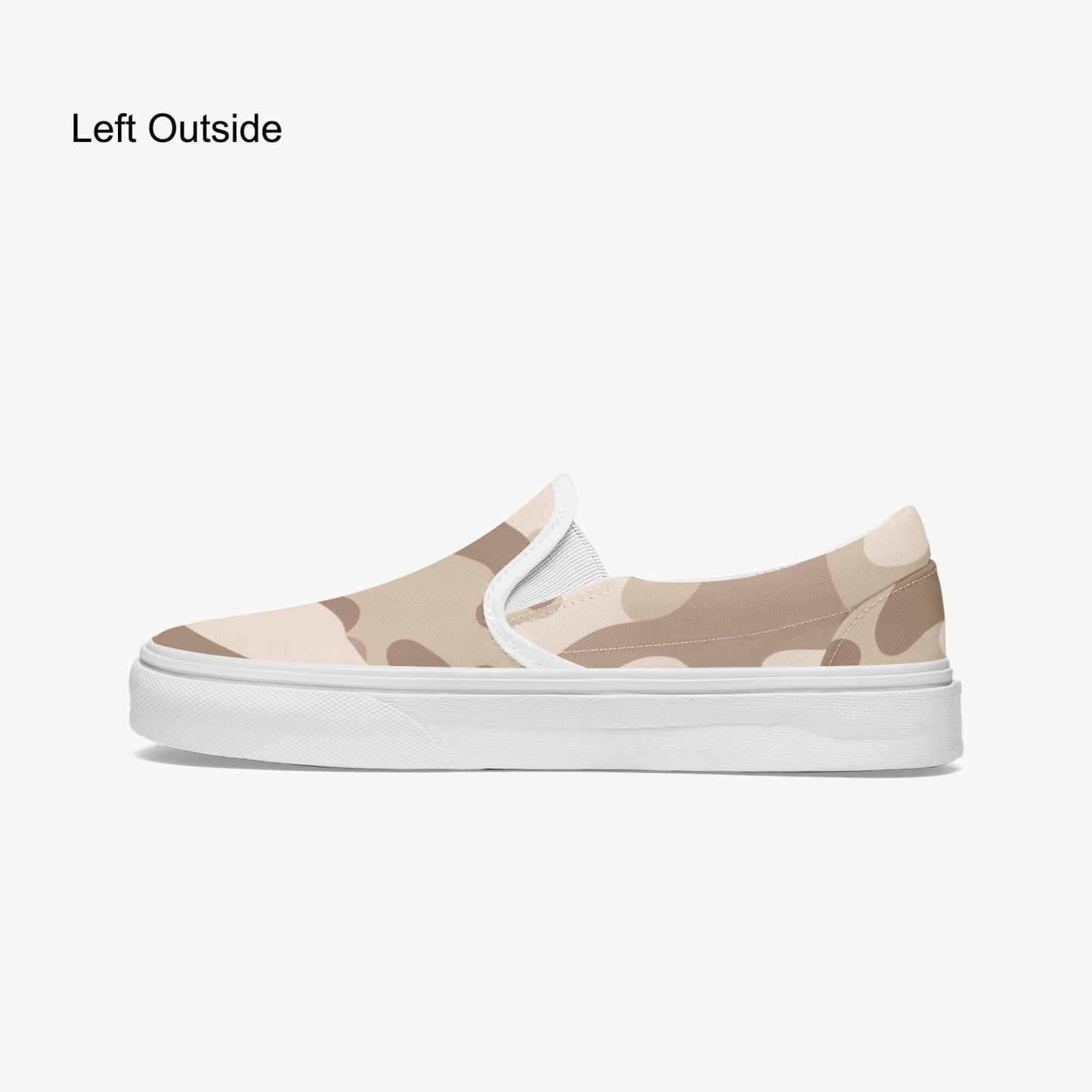 Camo Slip-On Shoes | Desert Brown Camouflage