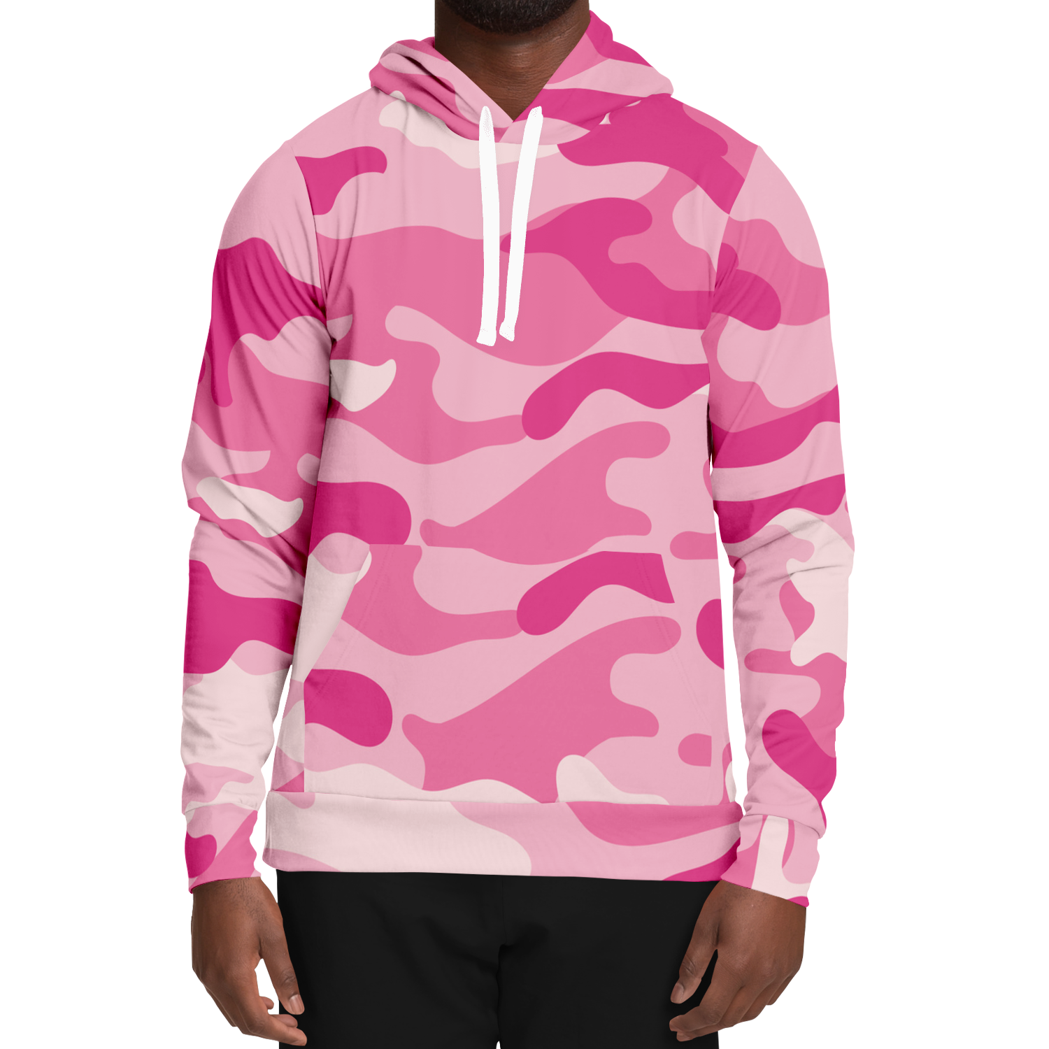 Camo Hoodie | Lavender Pink Camouflage Pullover