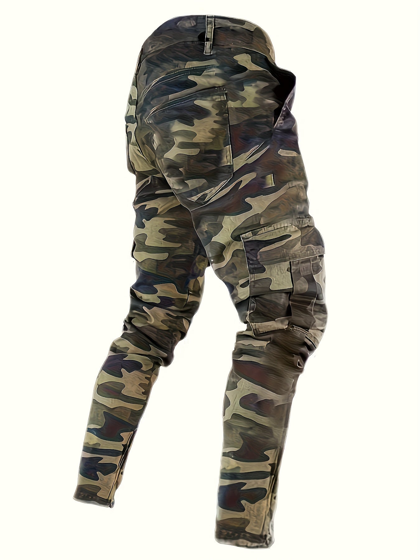 Men's Slim-Fit Camo Jeans | Stretch Denim, Casual Style