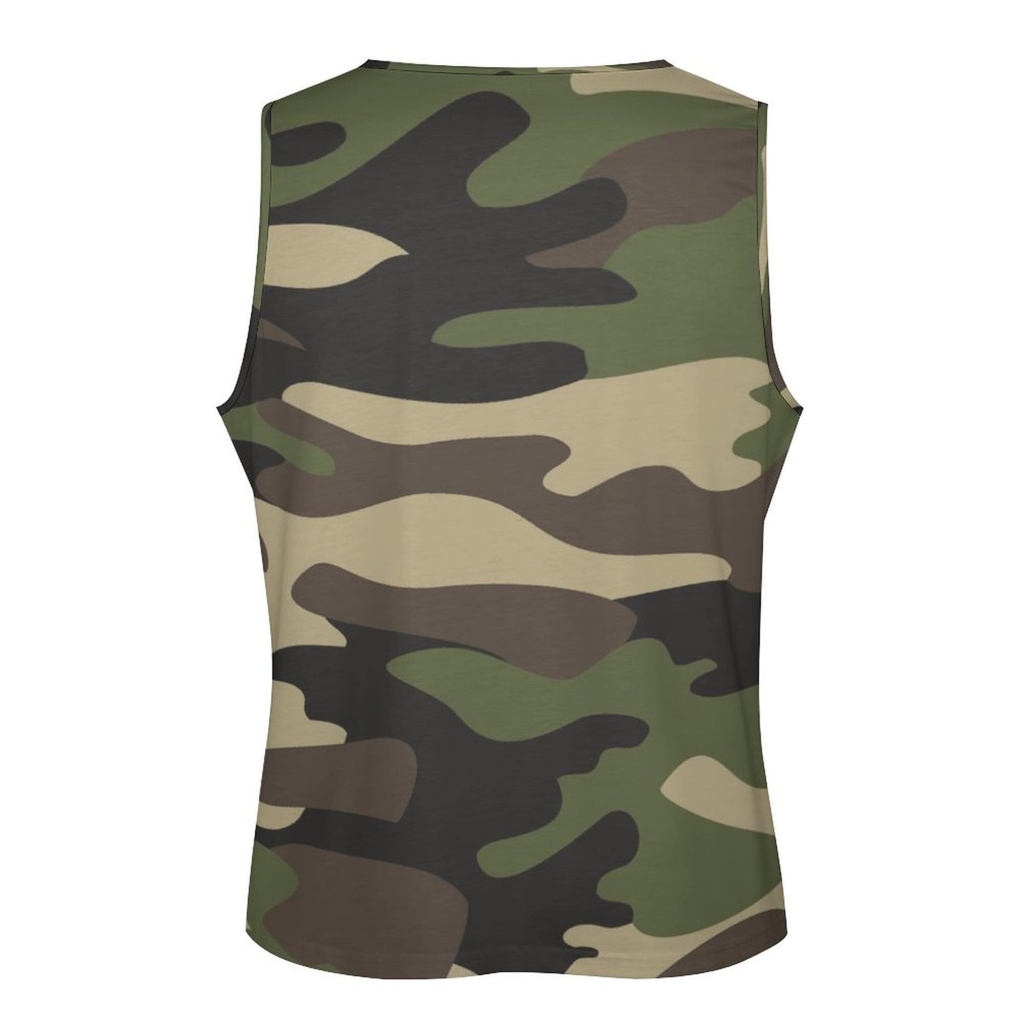 Camo Tank Top | Classic Green Camouflage