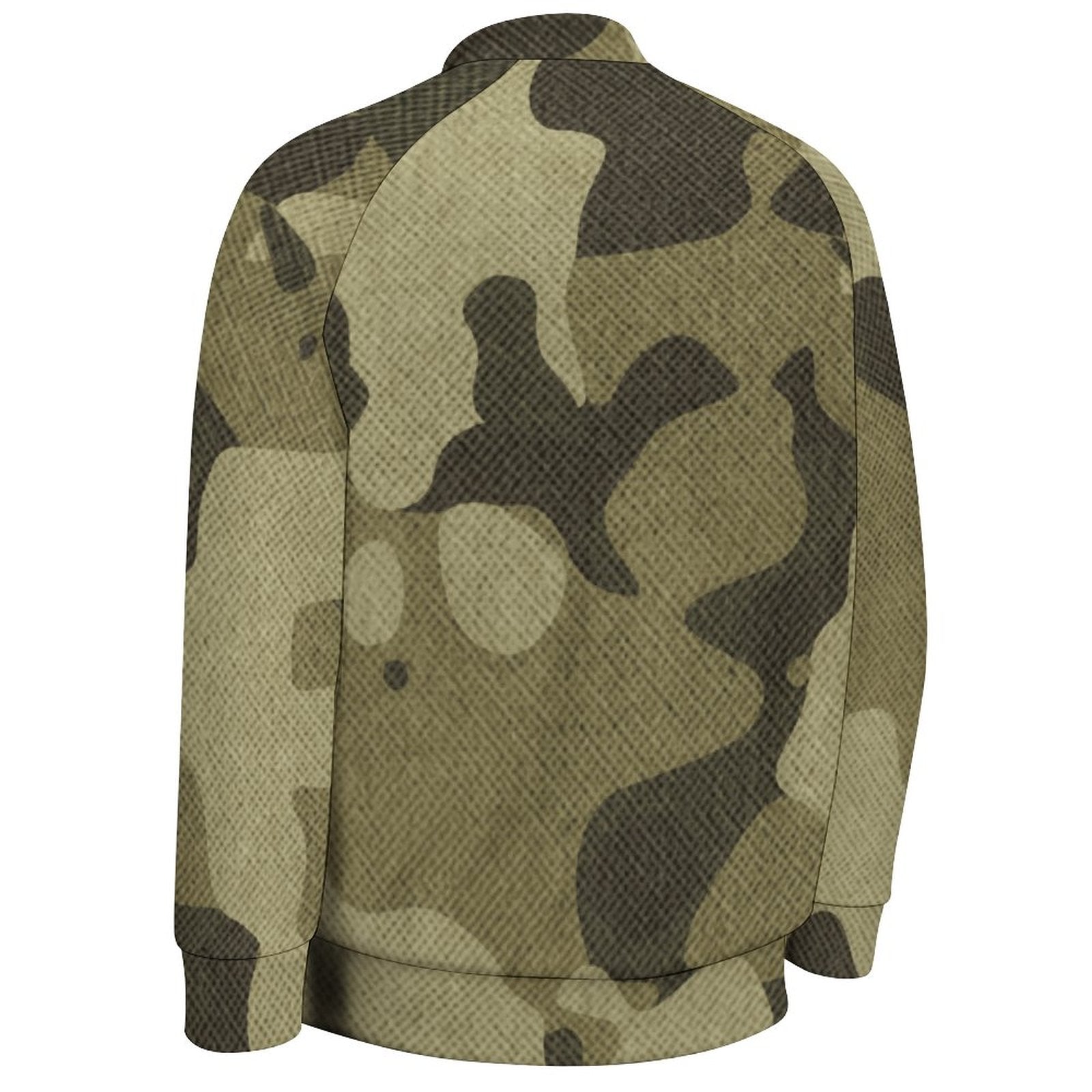 Men's Camo Jacket | Green Fabric Camouflage