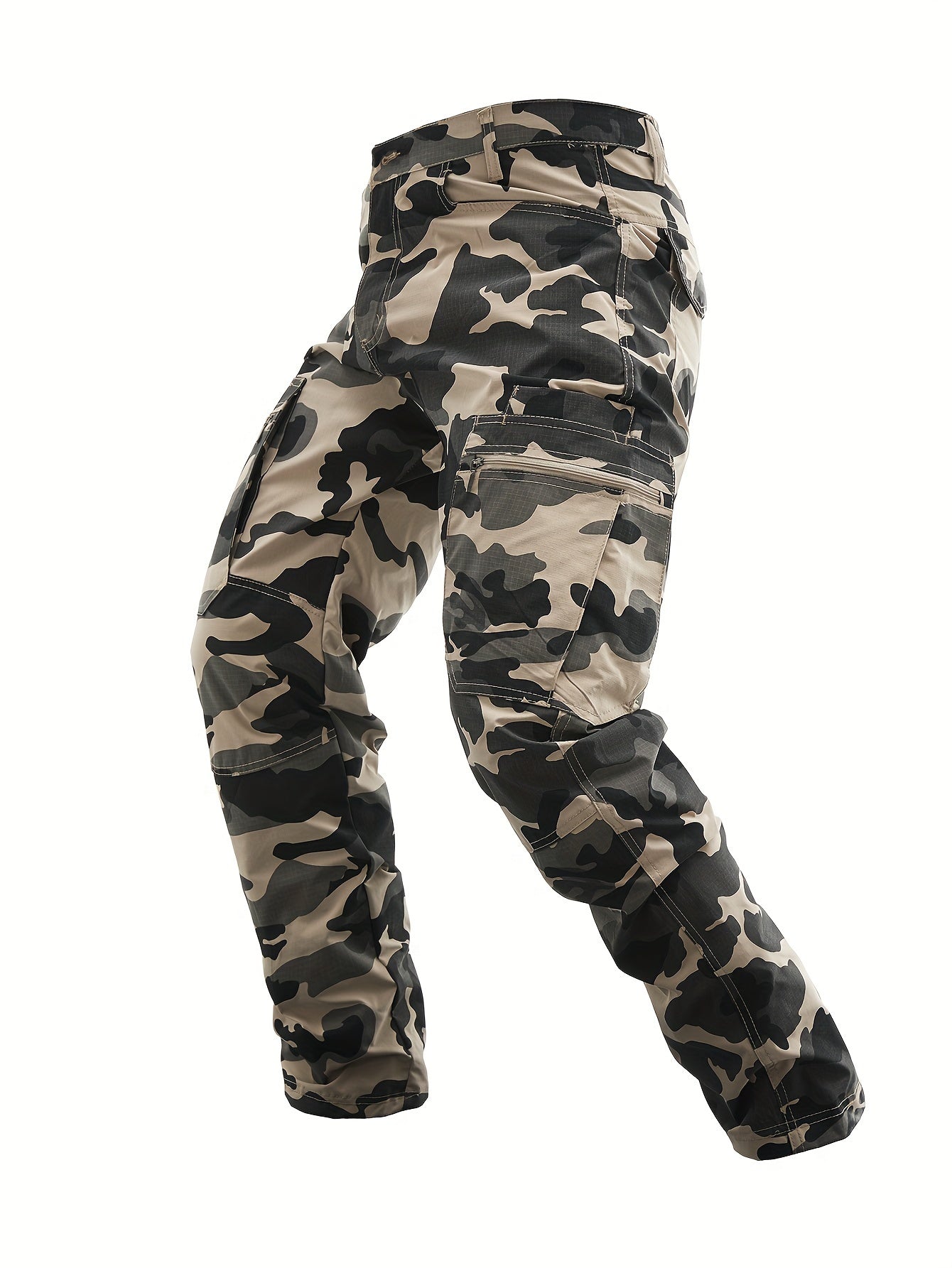 Tactical Camo Overalls for Men: Quick-Dry & Multi-Pocket Design