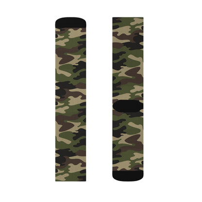 Camo Socks | Classic Green Camouflage