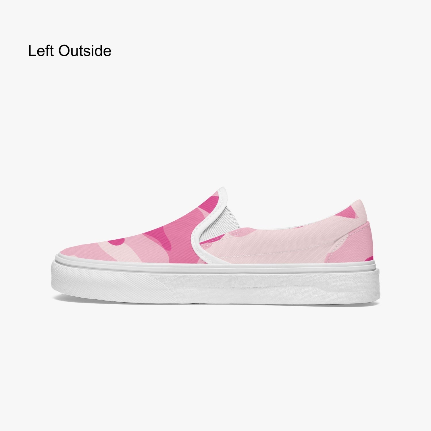 Camo Slip-On Shoes | Lavender Pink Camouflage