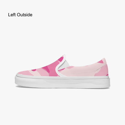 Camo Slip-On Shoes | Lavender Pink Camouflage