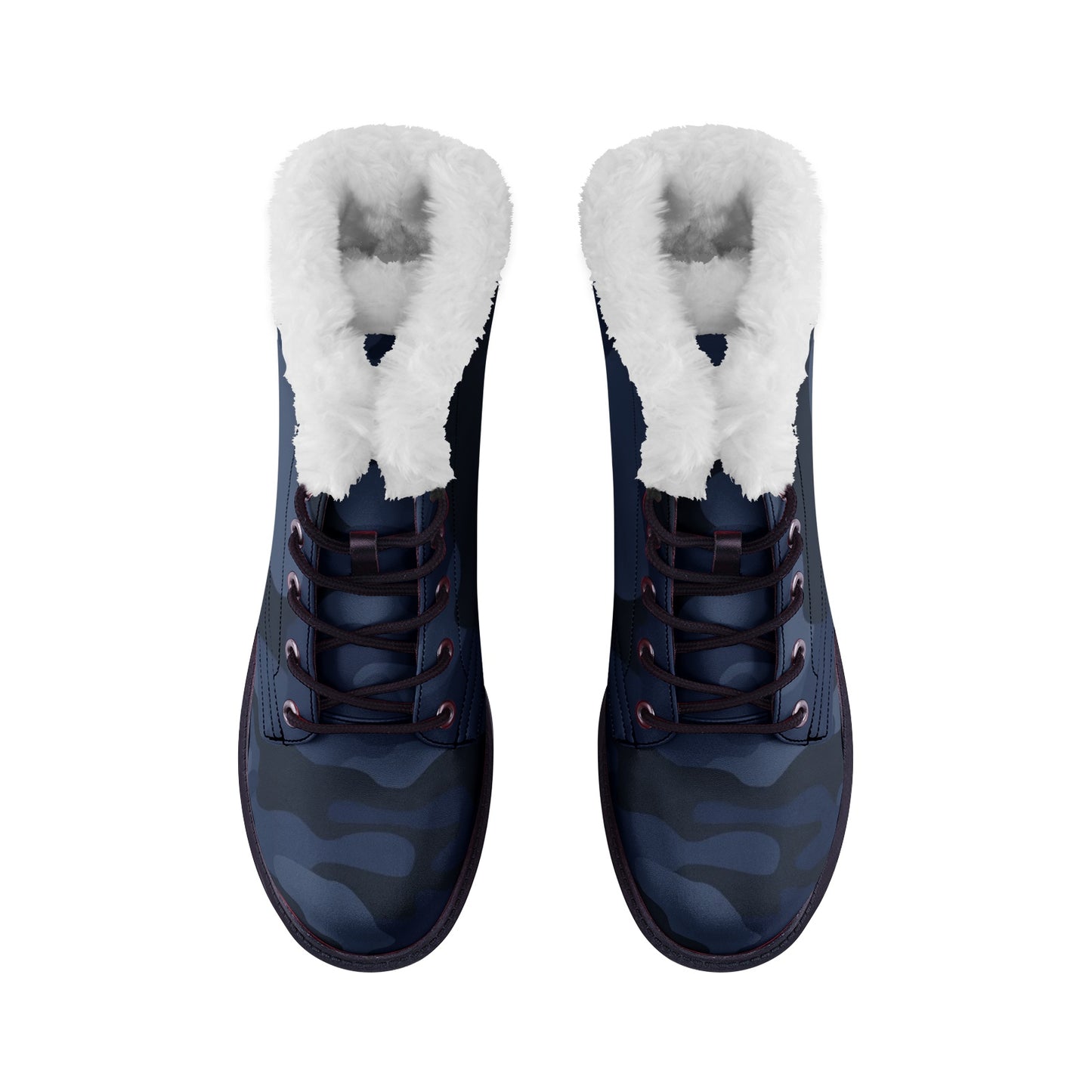 Snow Camo Boots | Deep Blue Camouflage