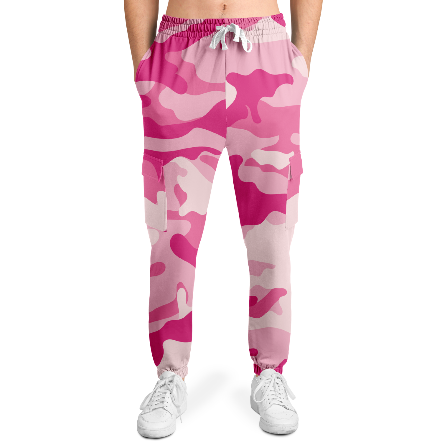 Camo Cargo Pants | Unisex | Lavender Pink Camouflage