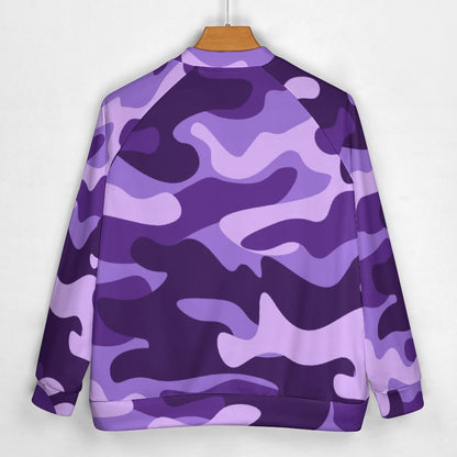 Men's Camo Jacket | Purple Purple, Blue & Mauve Camouflage