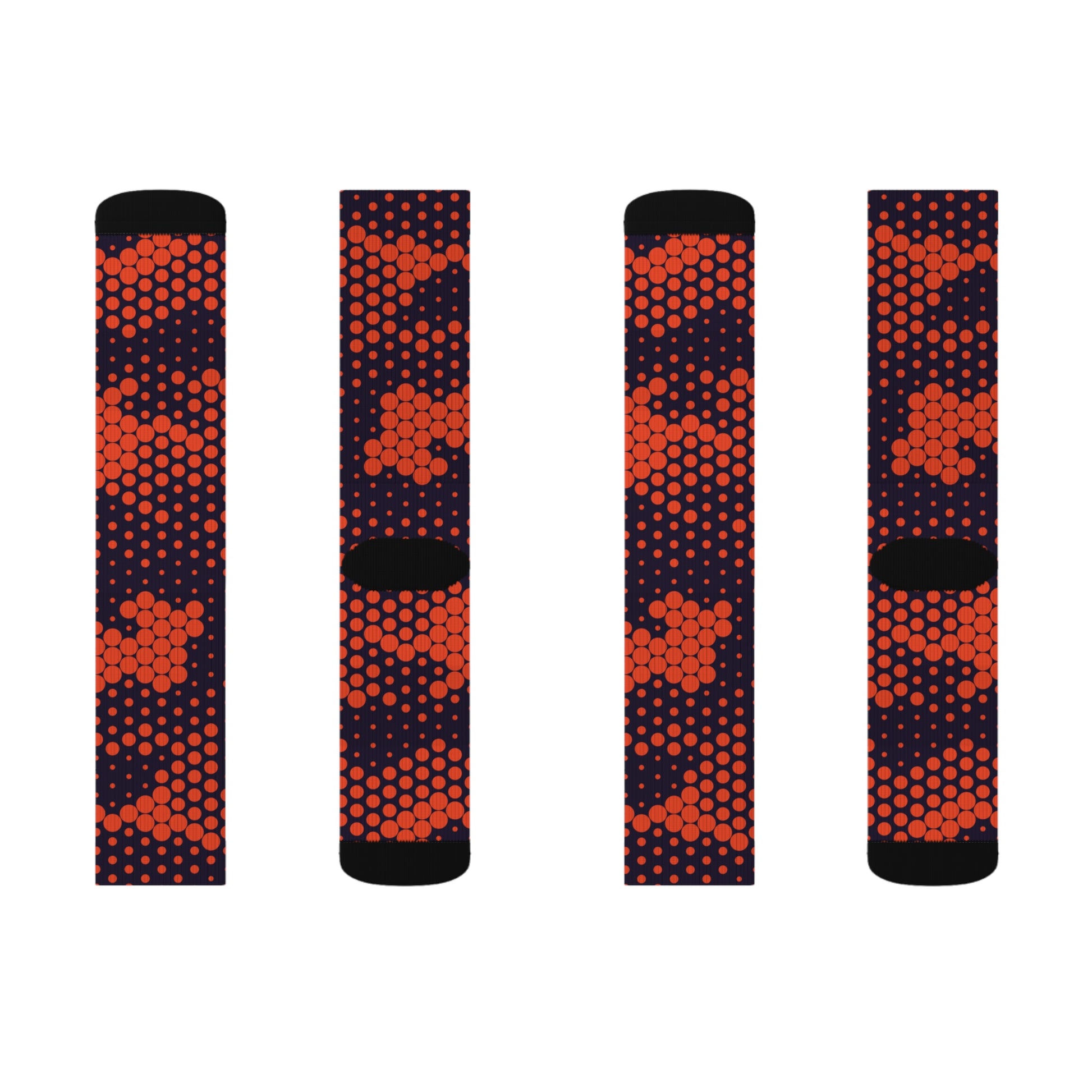 Camo Socks | Blue & Orange Digital Camouflage