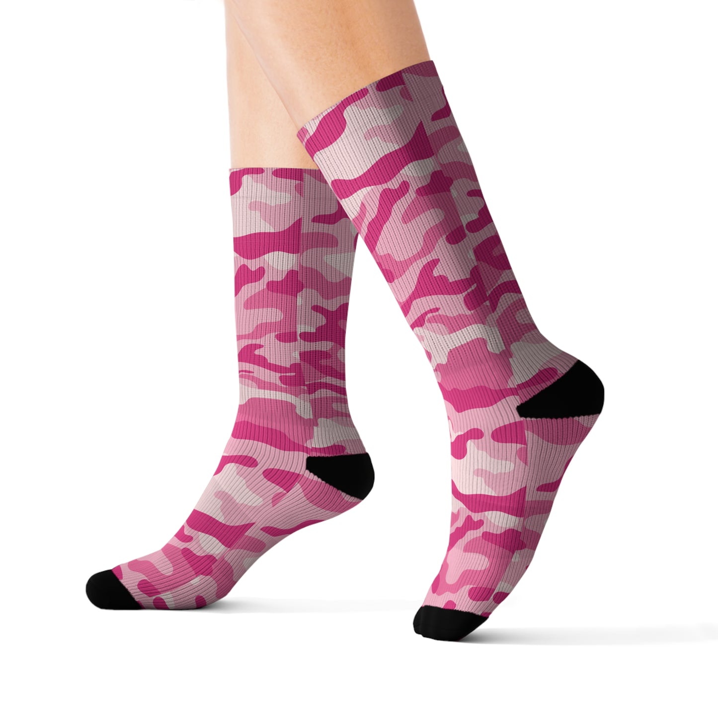 Camo Socks | Lavender Pink Camouflage