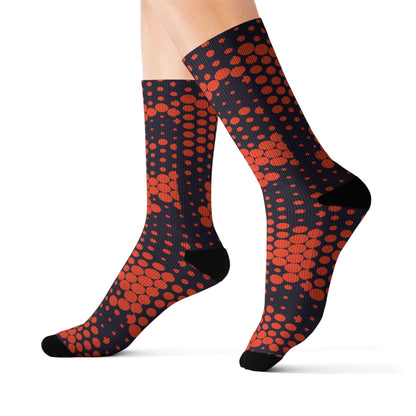 Camo Socks | Blue & Orange Digital Camouflage