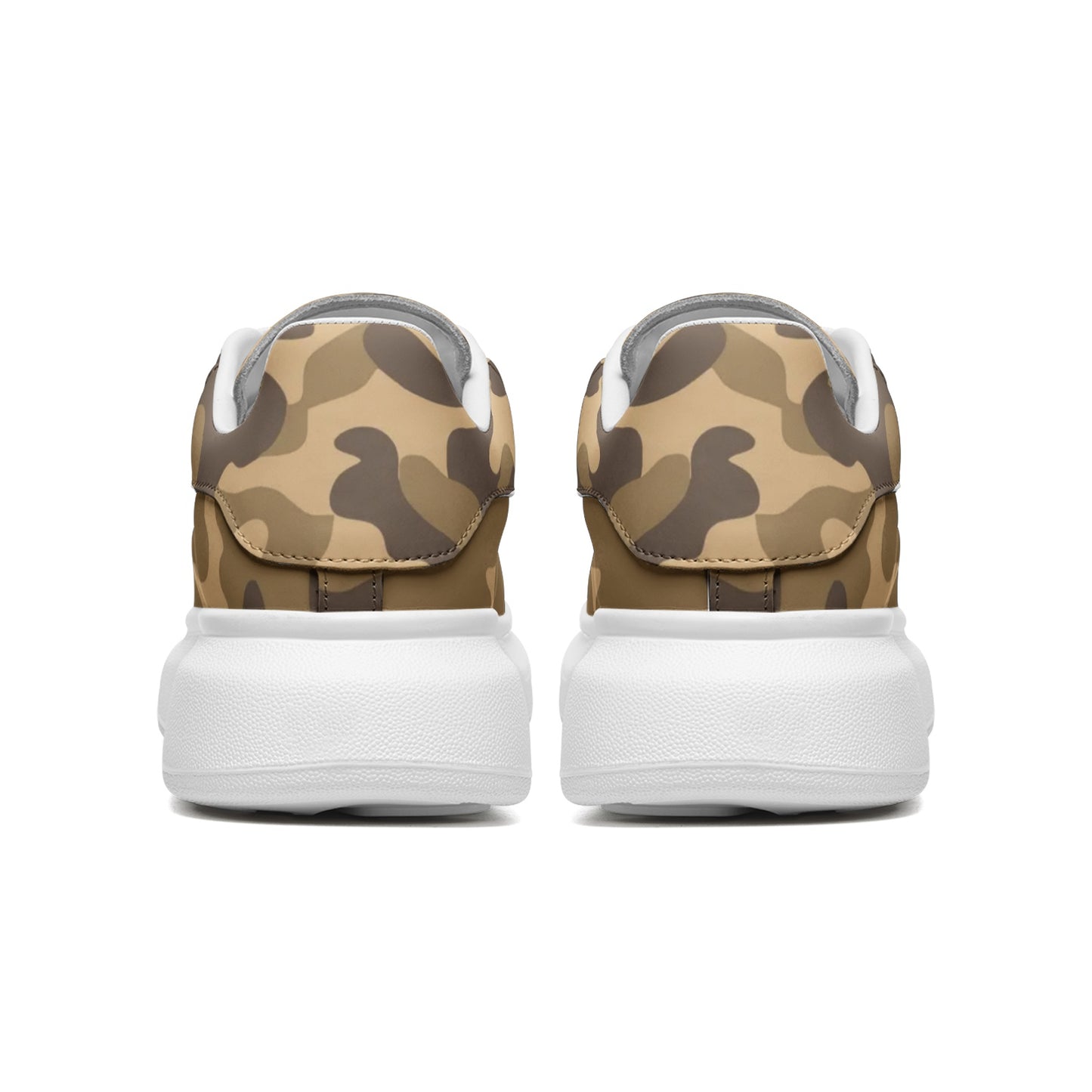 Oversized McQueen Sneakers | Khaki Camouflage