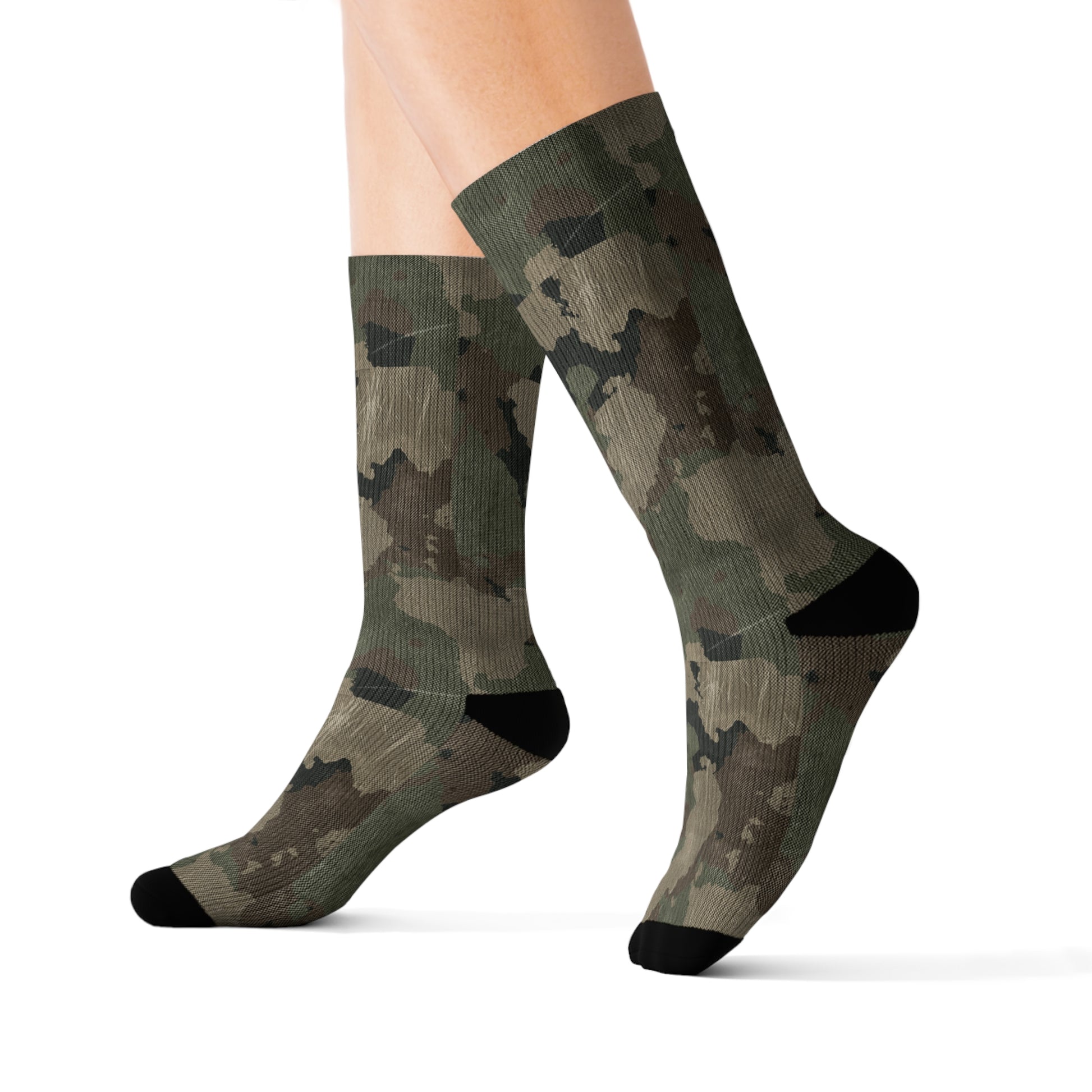 Camo Socks | Dirty Brown Camouflage