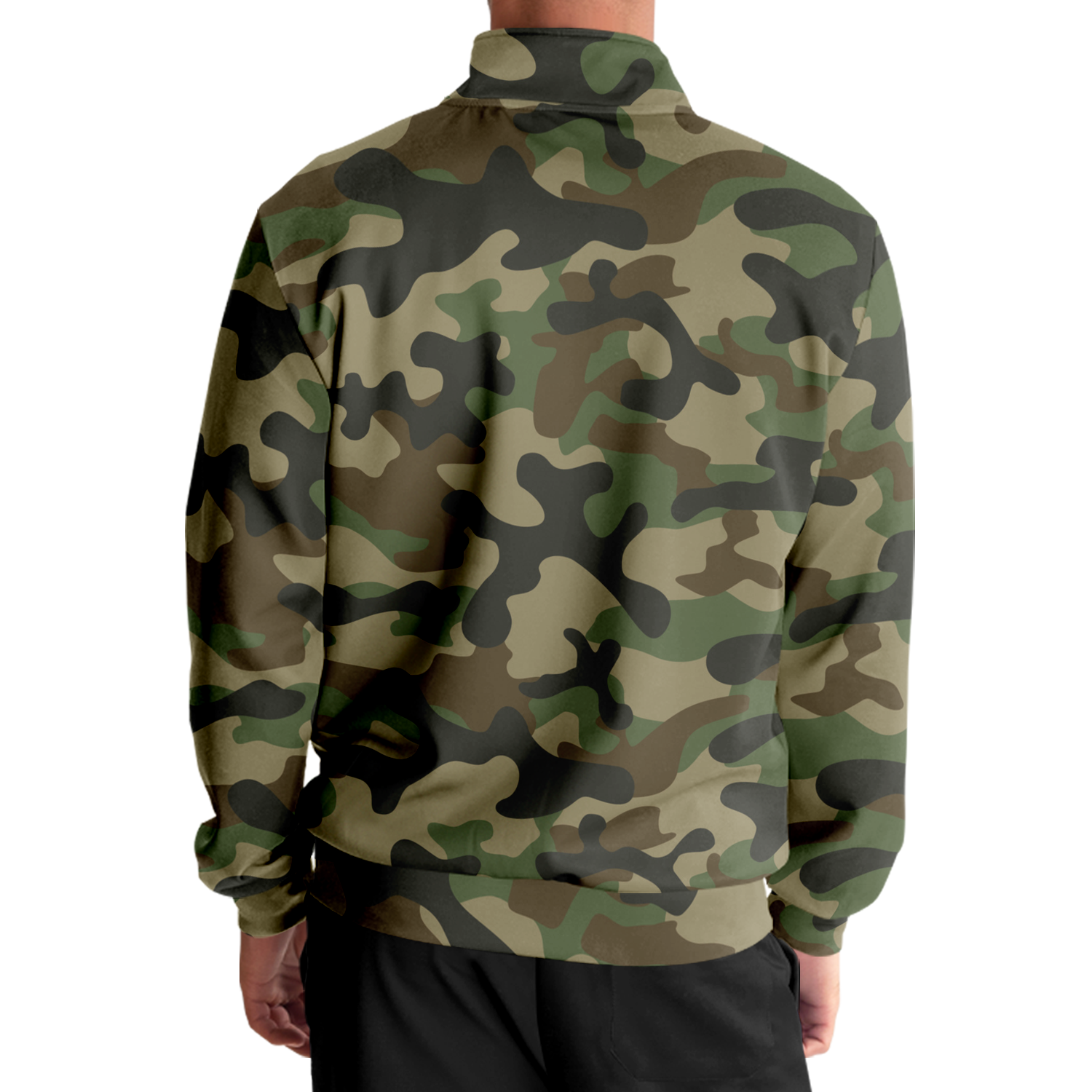 Camo Track Jacket | Military Brown Camouflage