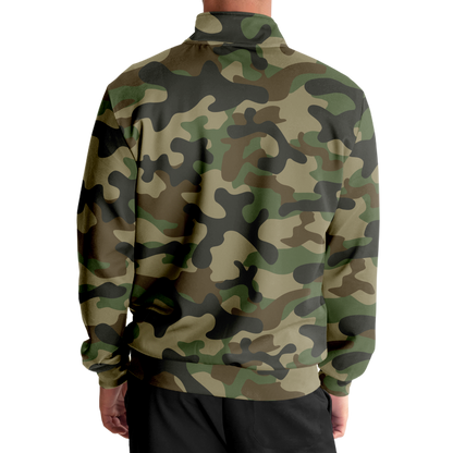 Camo Track Jacket | Military Brown Camouflage