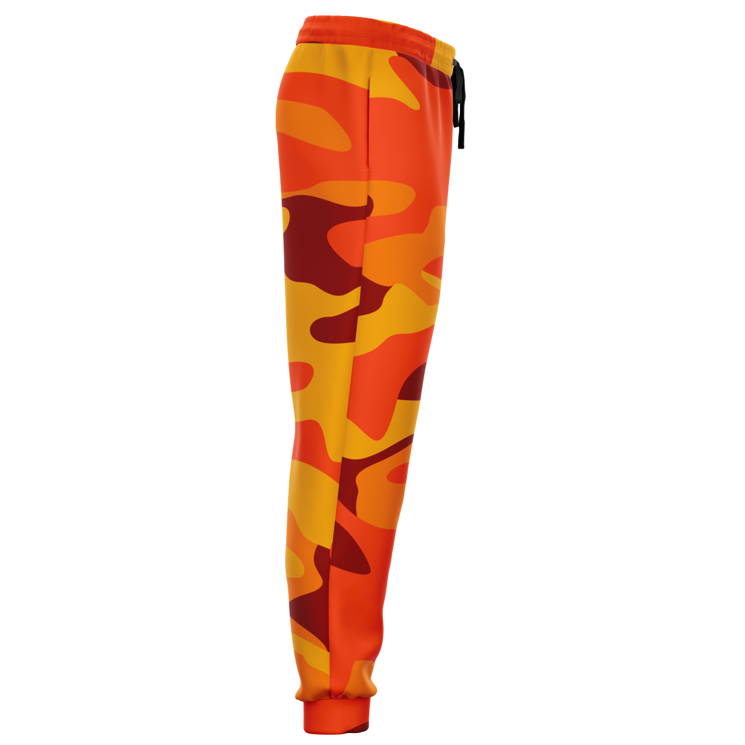 Camo Sweatpants | Unisex | Orange & Red