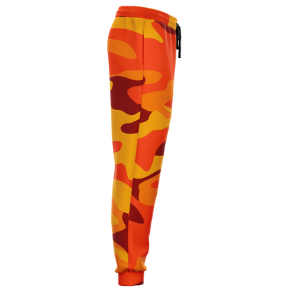 Camo Sweatpants | Unisex | Orange & Red