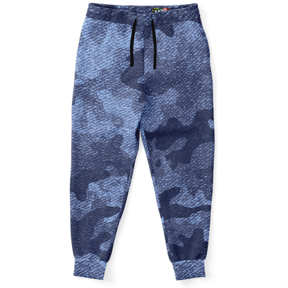 Camo Joggers | Unisex | Denim Blue