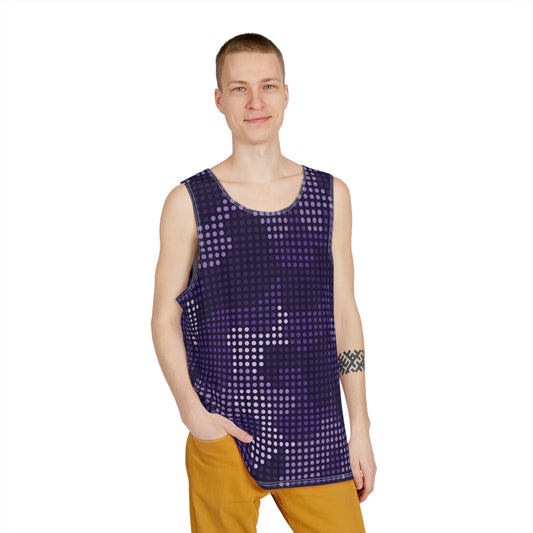 Men's Camo Tank Top | Blue LED Camouflage | Loose Fit