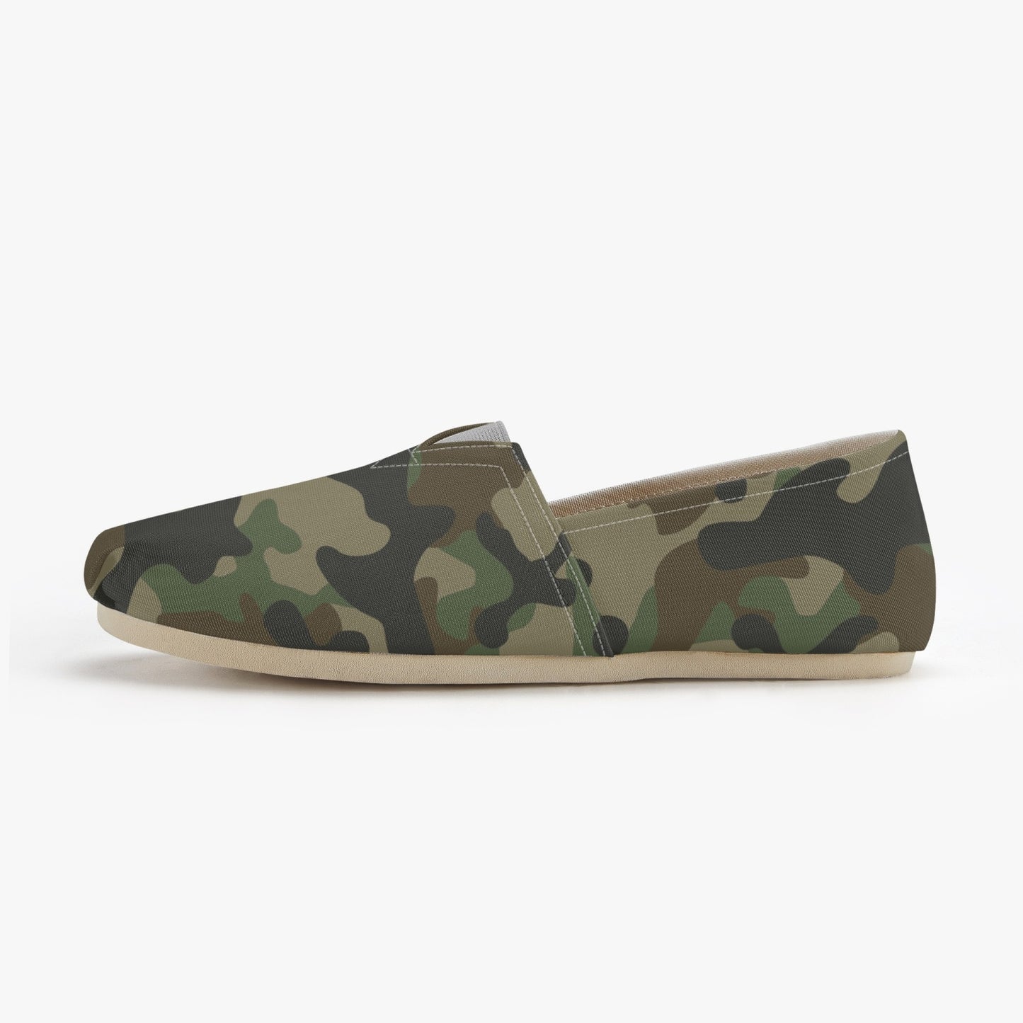 Camo Toms | Military Brown Camouflage Canvas Shoes