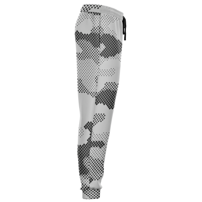 Camo Joggers | Unisex | Black & White Digital