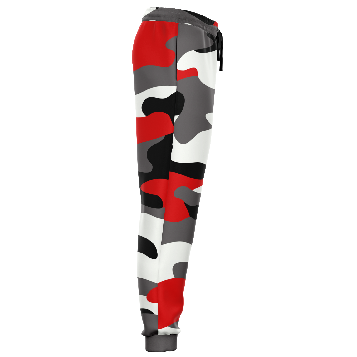 Camo Joggers | Unisex | Red, Black & White