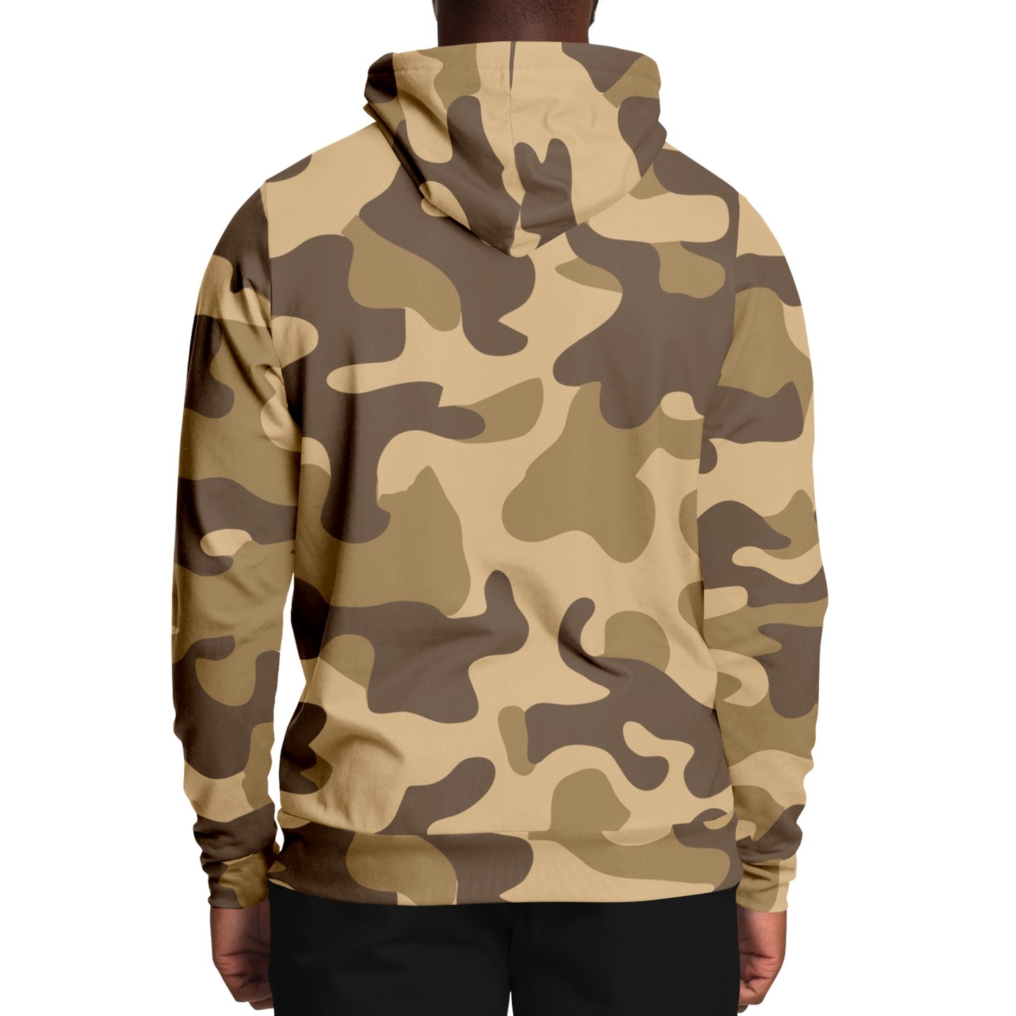 Camo Hoodie | Khaki Camouflage Pullover