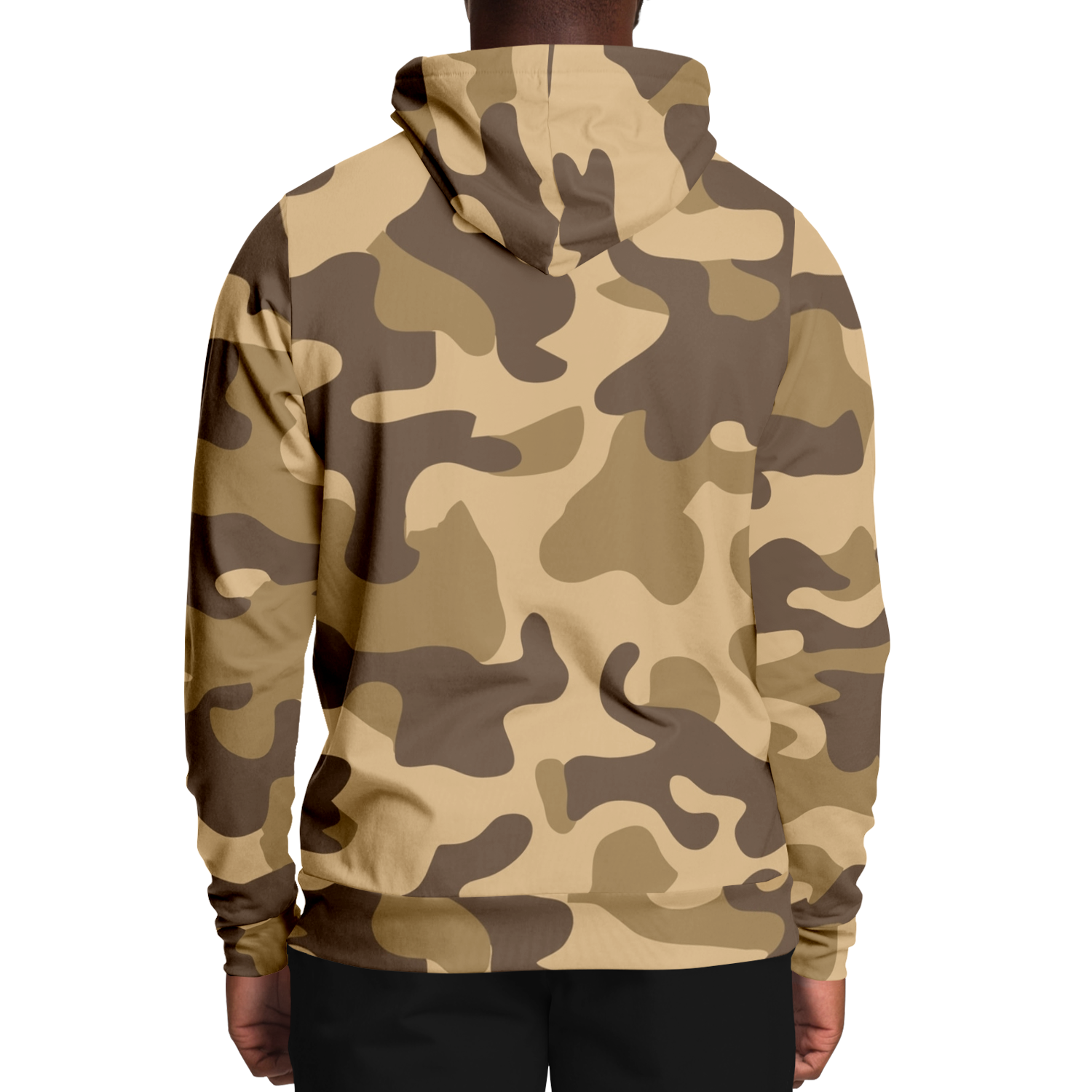 Camo Hoodie | Khaki Camouflage Pullover