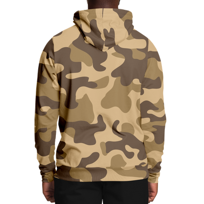 Camo Hoodie | Khaki Camouflage Pullover