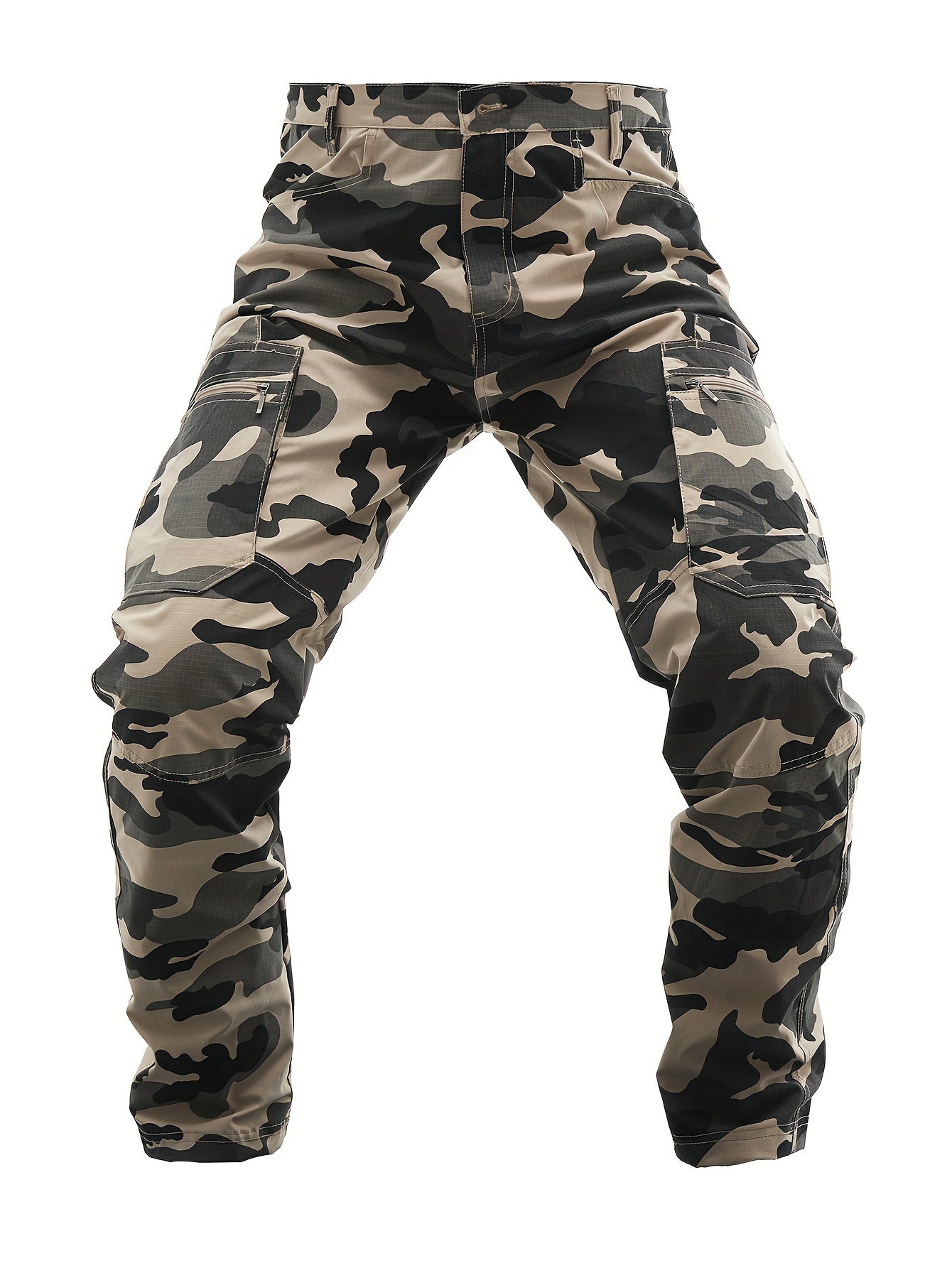 Tactical Camo Overalls for Men: Quick-Dry & Multi-Pocket Design