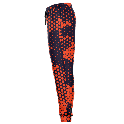 Camo Joggers | Unisex | Orange & Blue Digital