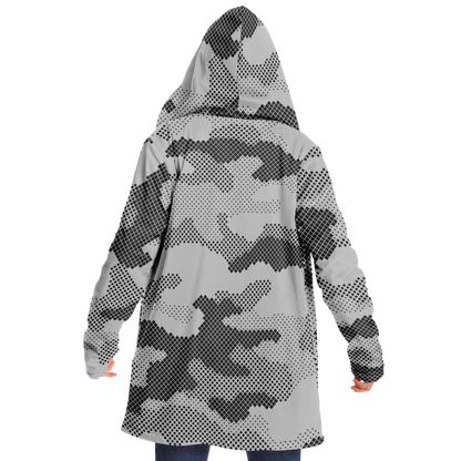 Camo Cloak | Gray Digital Camouflage | Microfleece