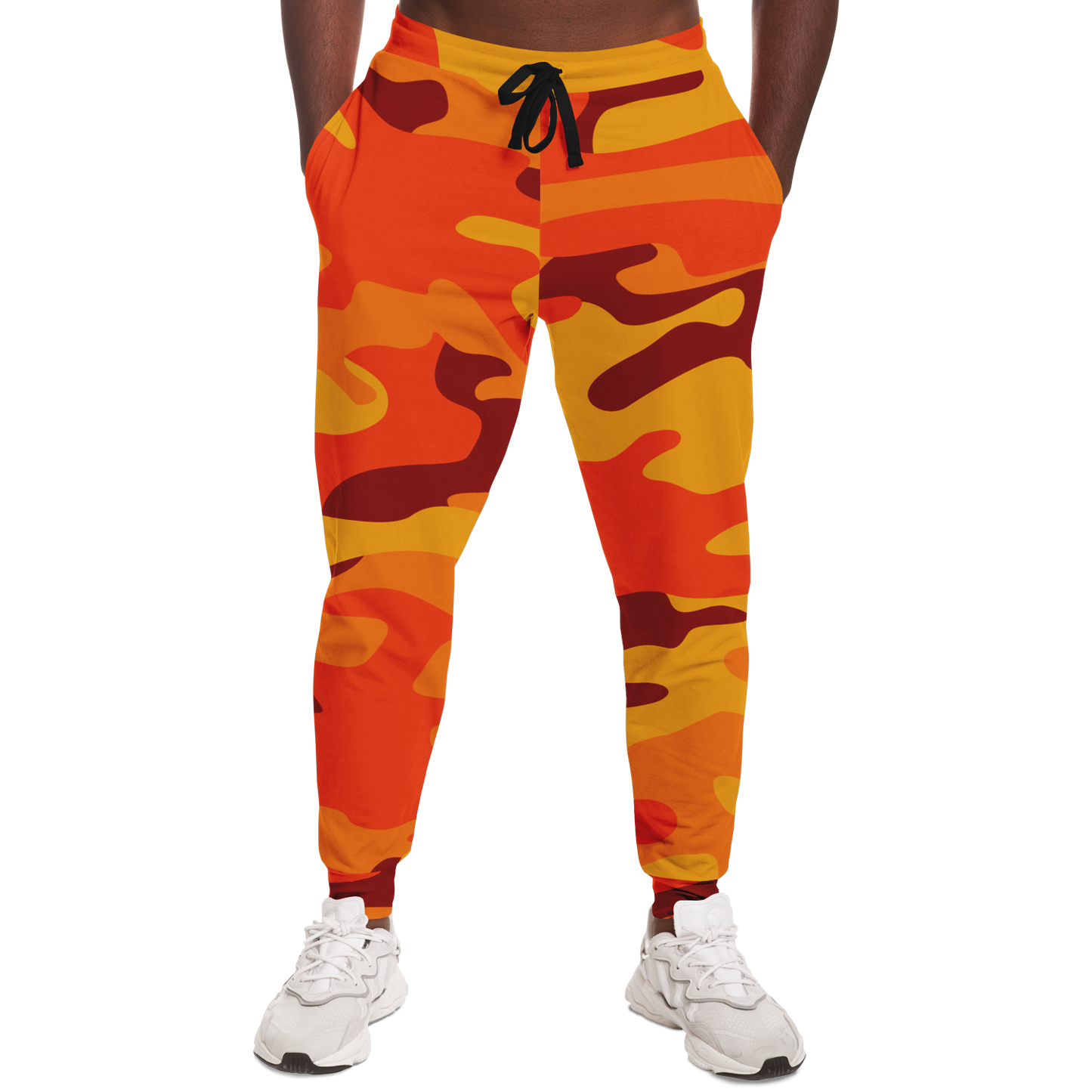 Camo Joggers | Unisex | Orange & Red