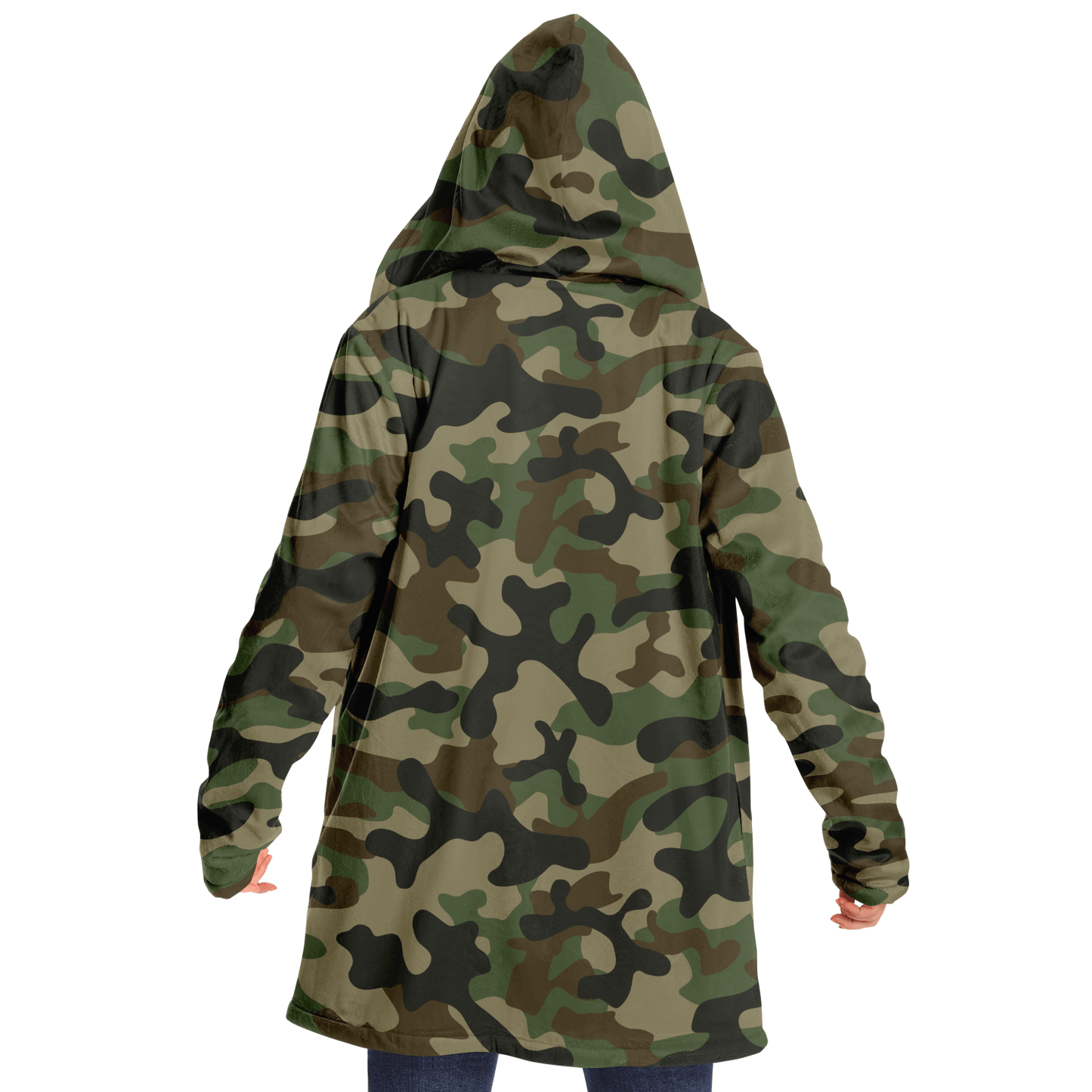 Camo Cloak | Military Brown Camouflage | Microfleece