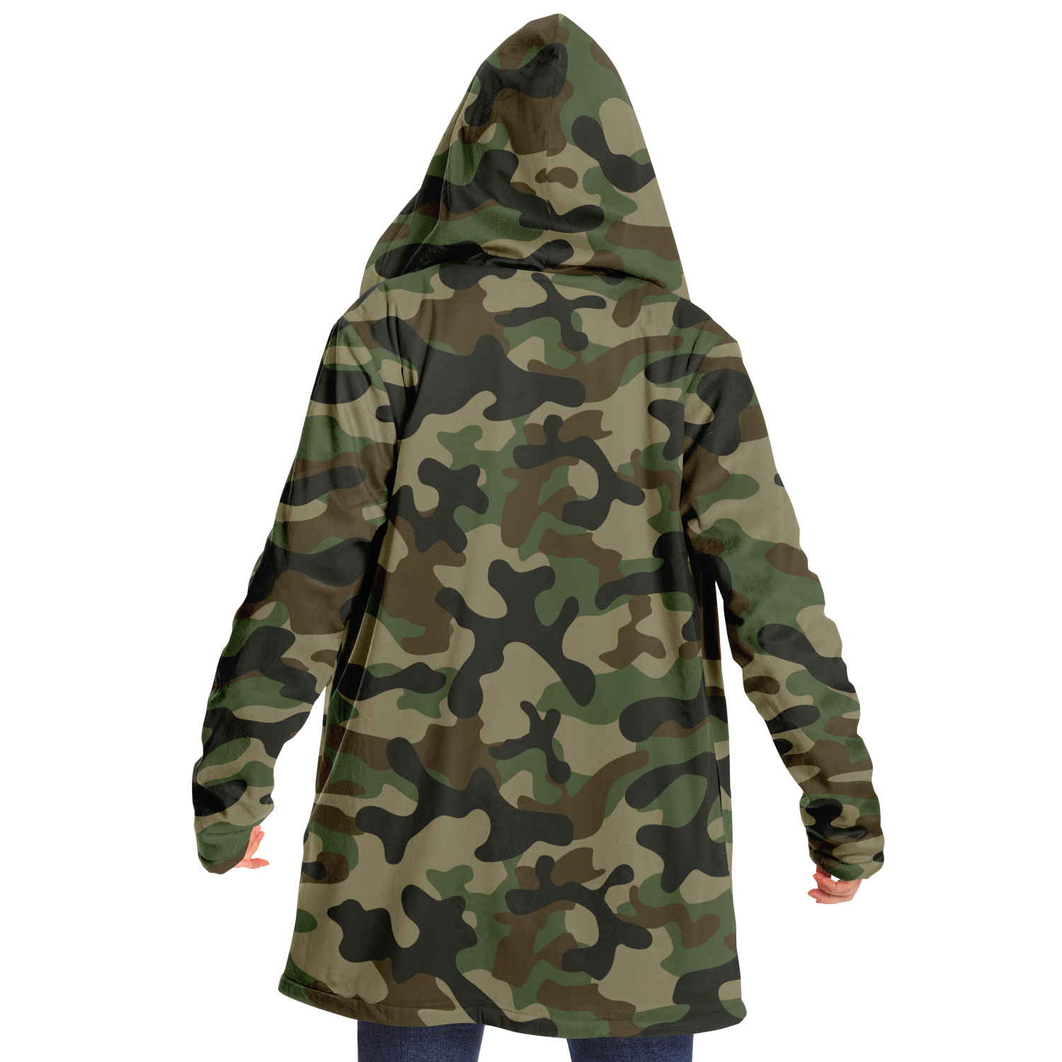 Camo Cloak | Military Brown Camouflage | Microfleece