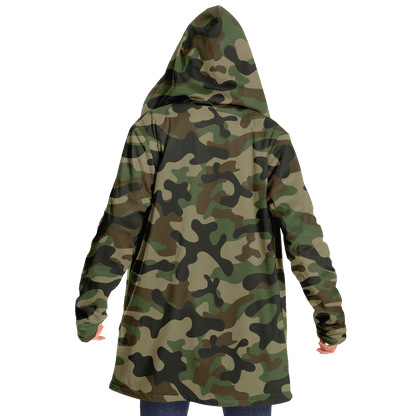 Camo Cloak | Military Brown Camouflage | Microfleece