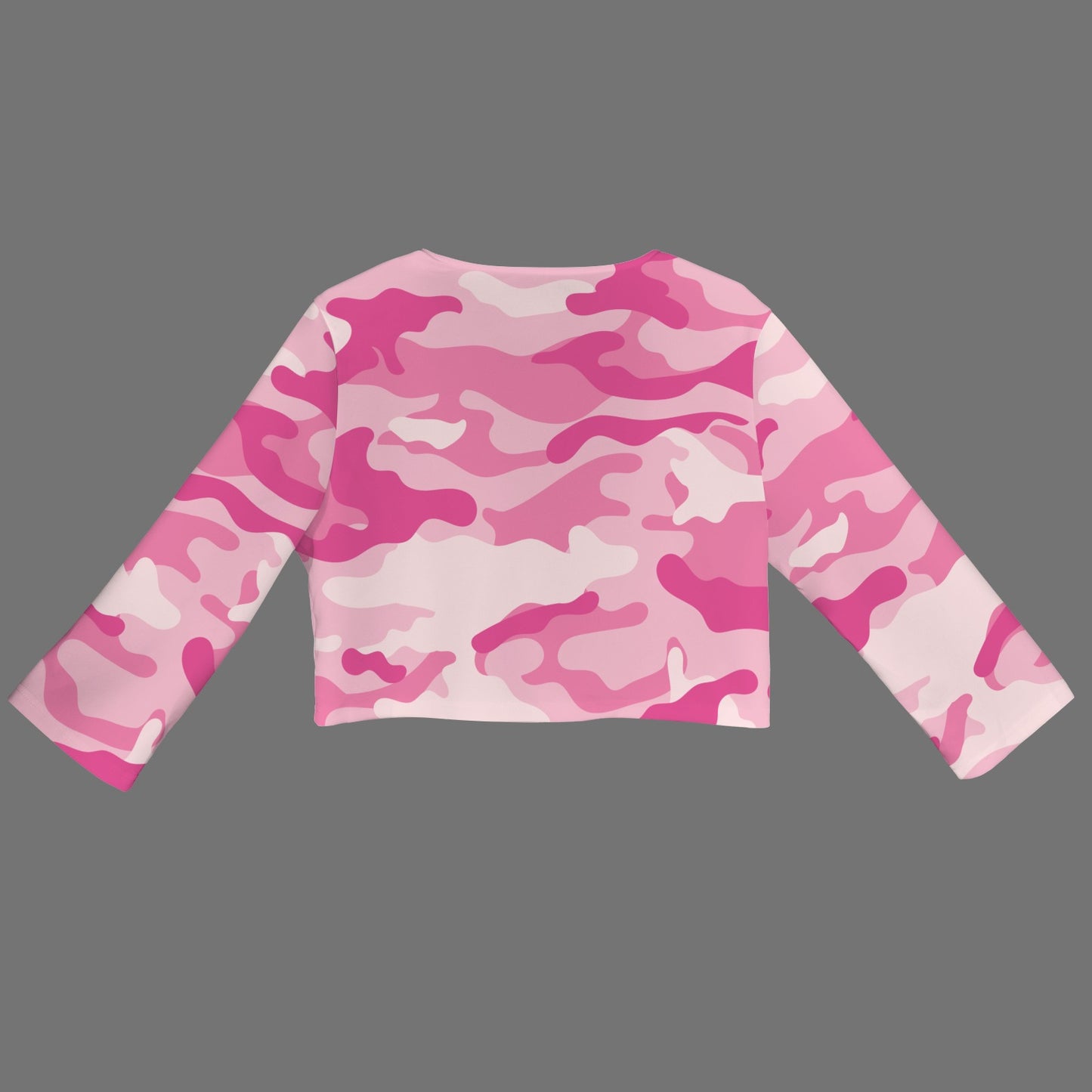 Camo Blazer | Cropped Open Front | Lavender Pink Camouflage