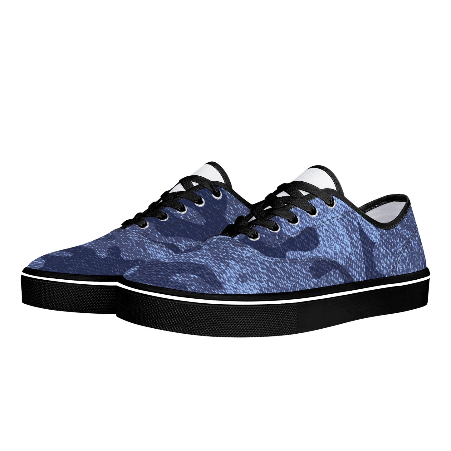 Camo Skate Shoes | Denim Blue Camouflage