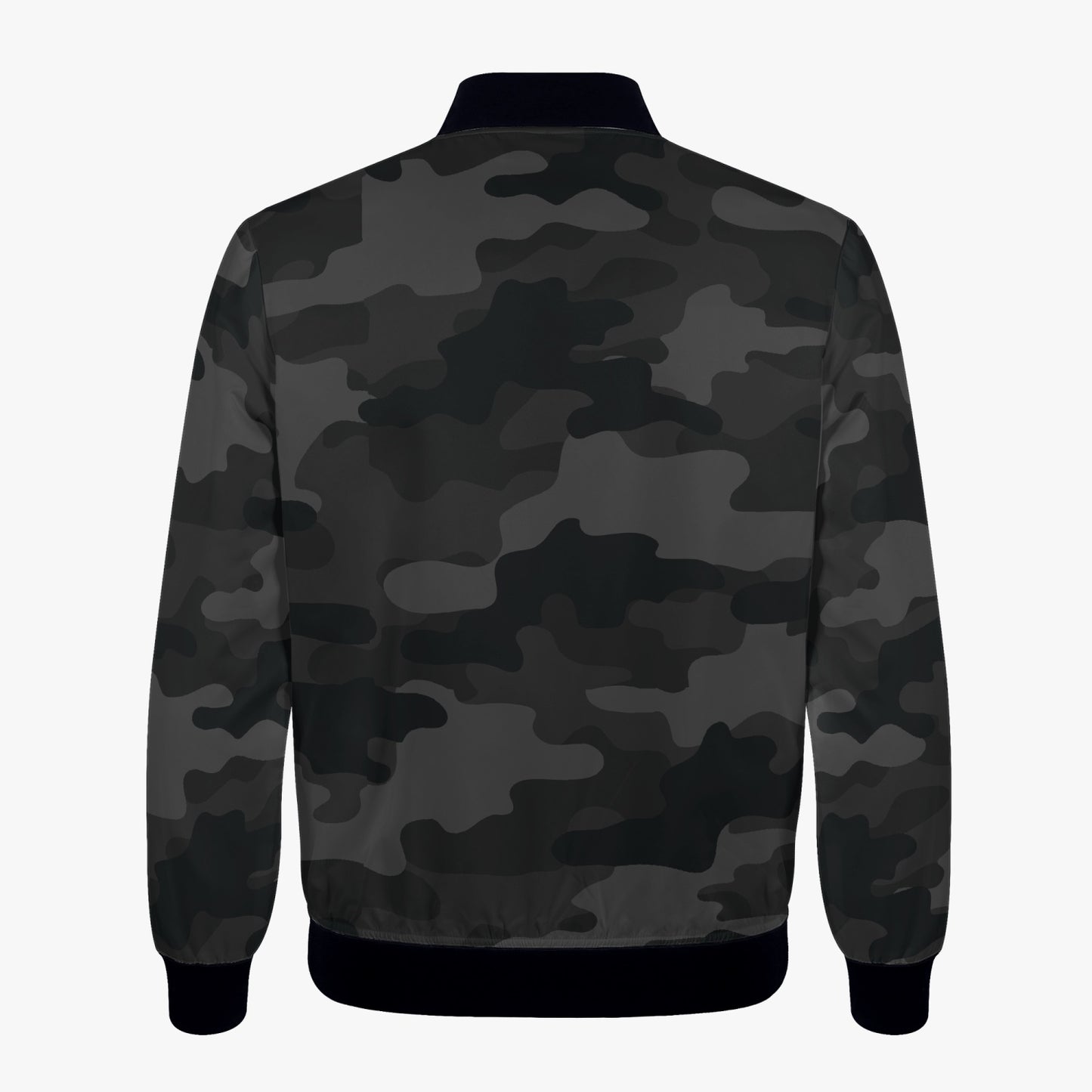 Women's Camo Bomber Jacket | Black Camouflage