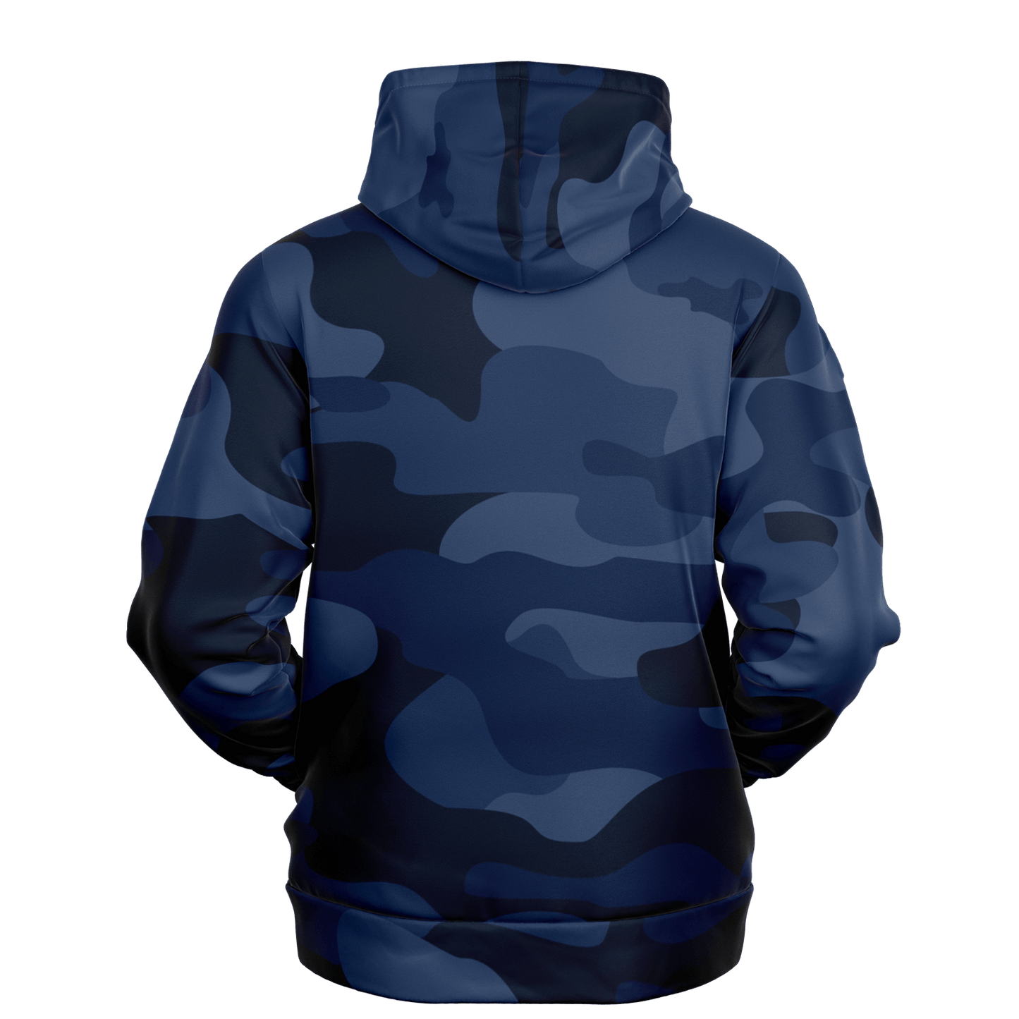 Camo Hoodie | Deep Blue Camouflage Pullover