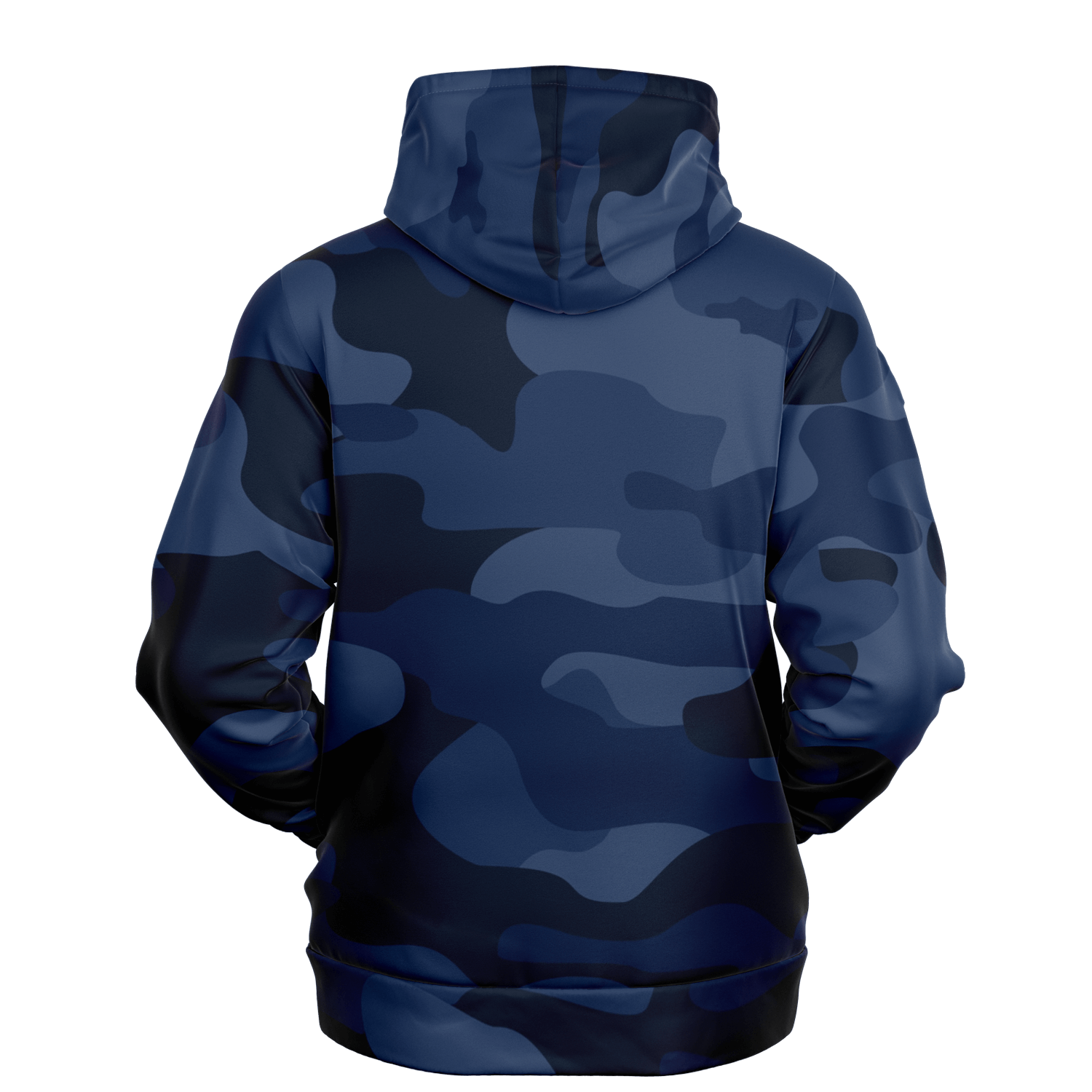 Camo Hoodie | Deep Blue Camouflage Pullover