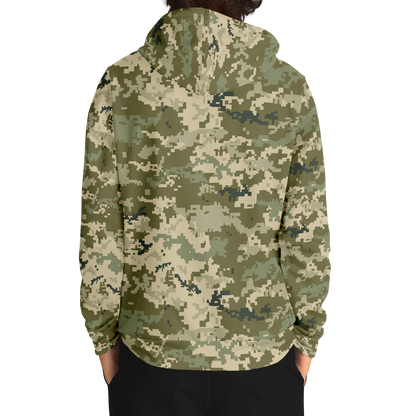 Ukraine Camo Hoodie | Green Military Camouflage