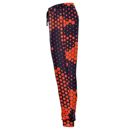 Camo Sweatpants | Unisex | Orange & Blue Digital Camouflage